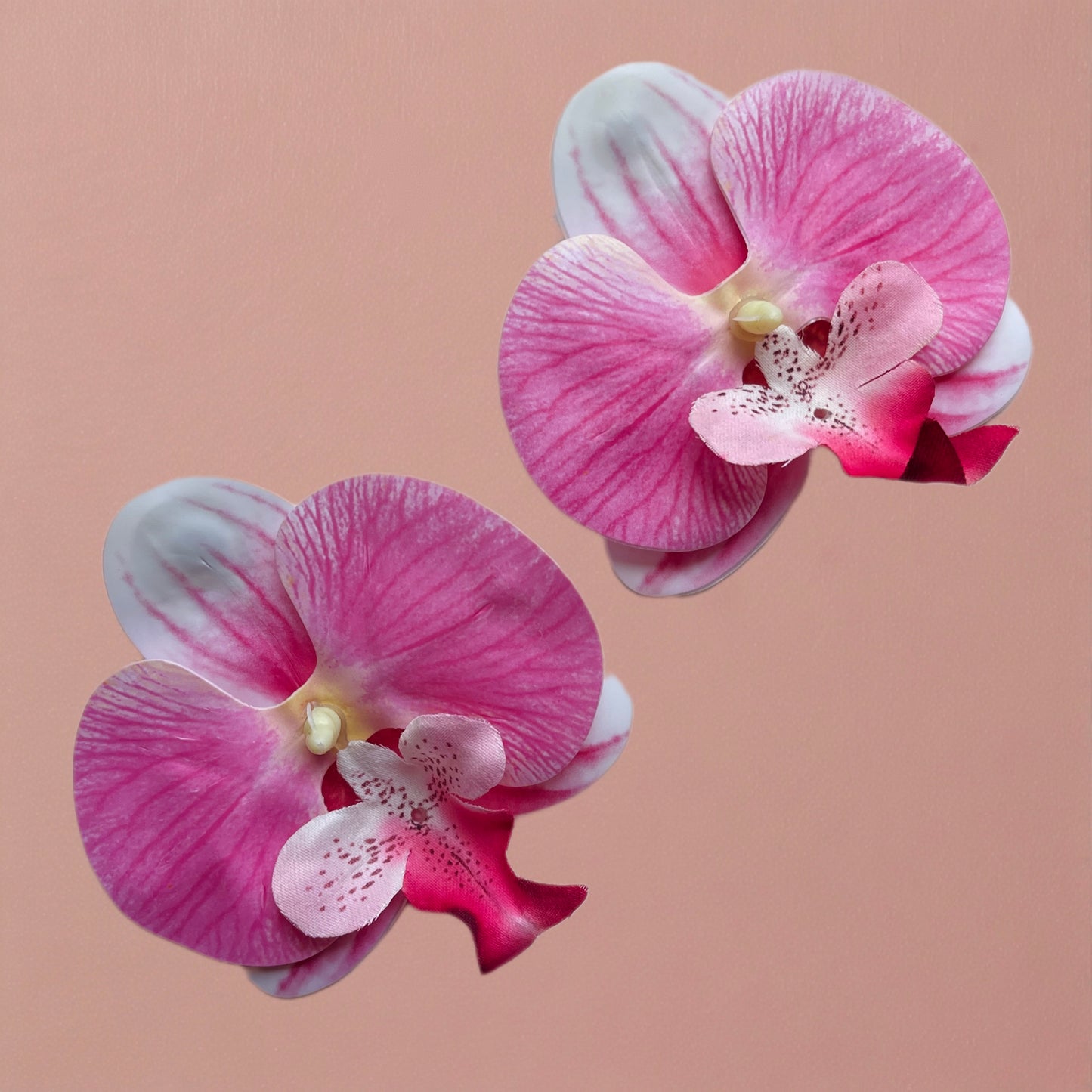 Orchid Flower Earrings