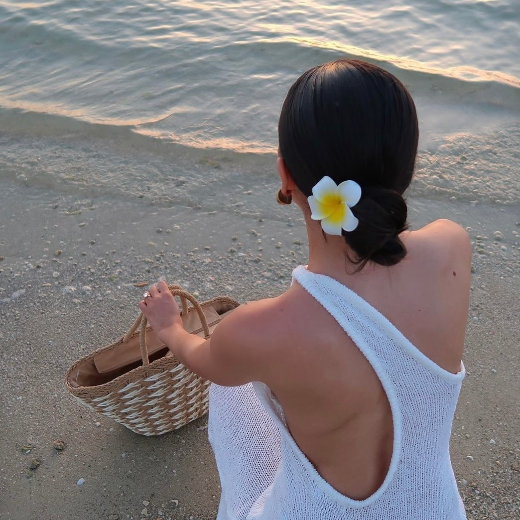 Plumeria  Hair Clip/Corsage