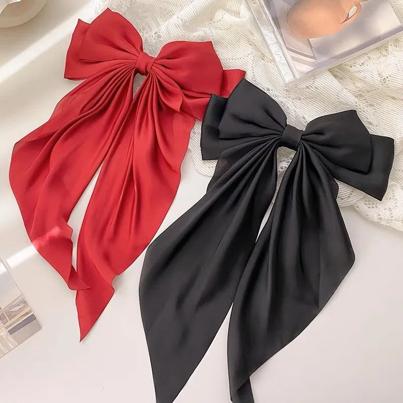 Coquette Hair Bow (Long Tail)