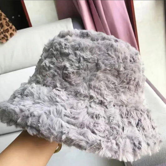 Faux Fur Bucket Hat