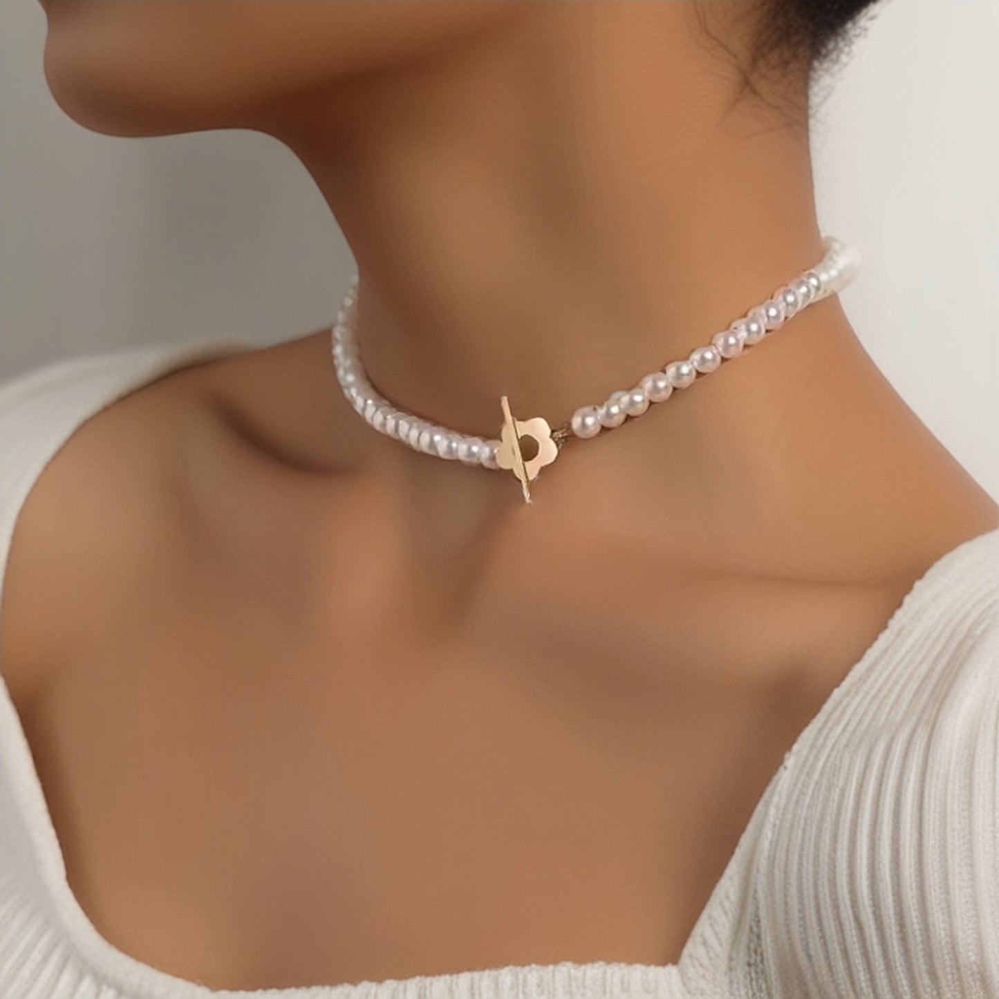 Elena Pearl Choker