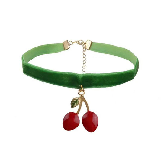 Cherry Choker - Queenlybypinupqueens