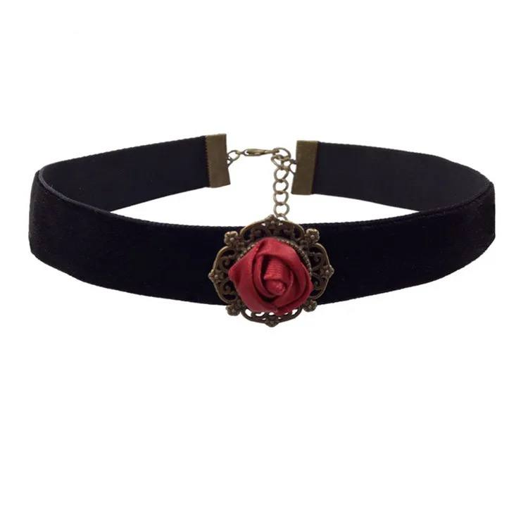 Vintage Rose Choker - Queenlybypinupqueens