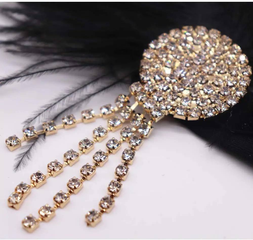 Gatsby Feather Headband